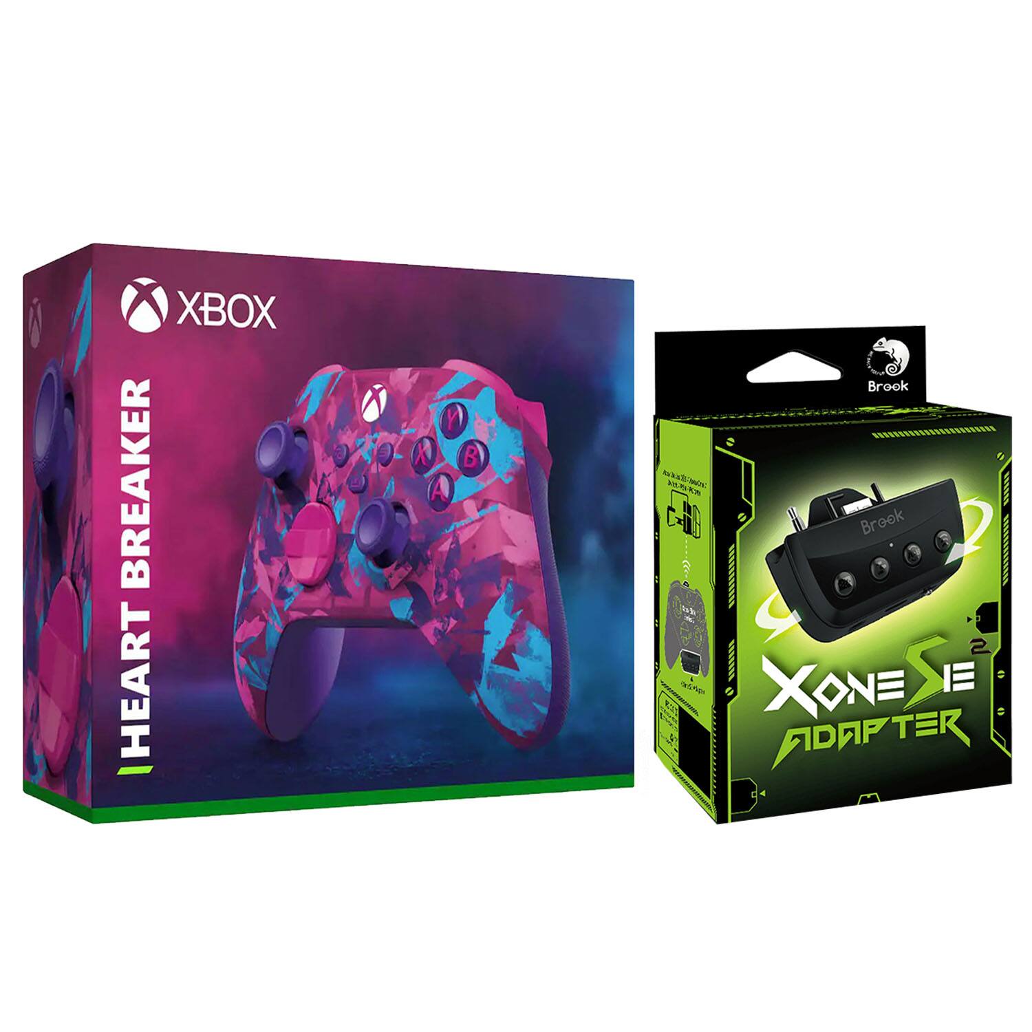 XBOX HEART BREAKER - A B Brook a & a SmL an - BE W Breek | 2 SEEBLE SE a W XONE = ADAPTER