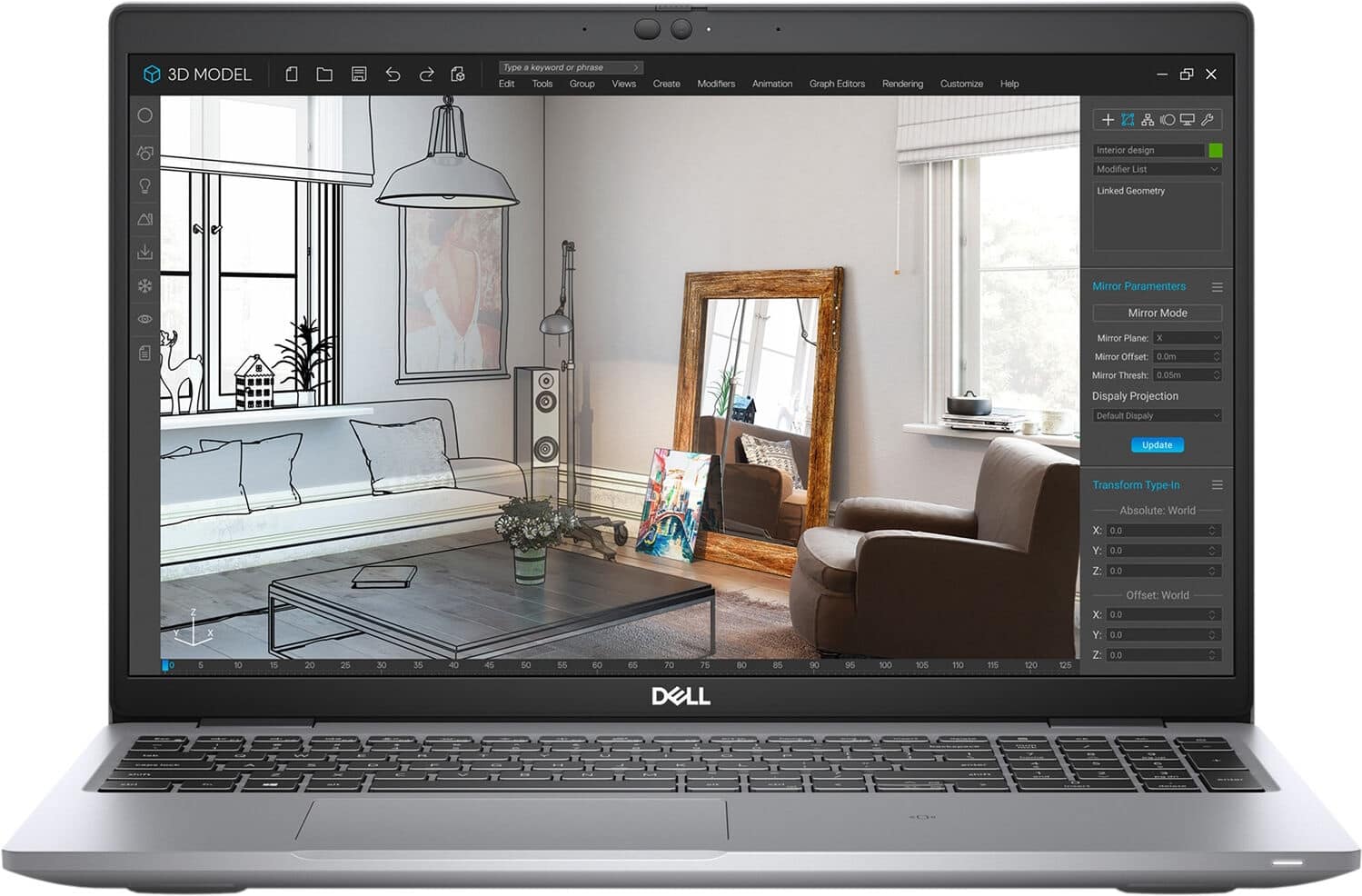 Dell - Precision 3560 15.6" Refurbished Laptop - Intel 11th Gen Core i7 with 32GB Memory - Intel Iris Xe Graphics - 1TB SSD - Gray - Front_Zoom