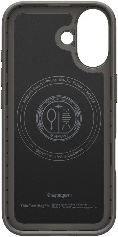 Spigen - Thintect with MagFit Case for Apple iPhone 17 - Gunmetal Spigen - Thintect with MagFit Case for Apple iPhone 17 - Gunmetal