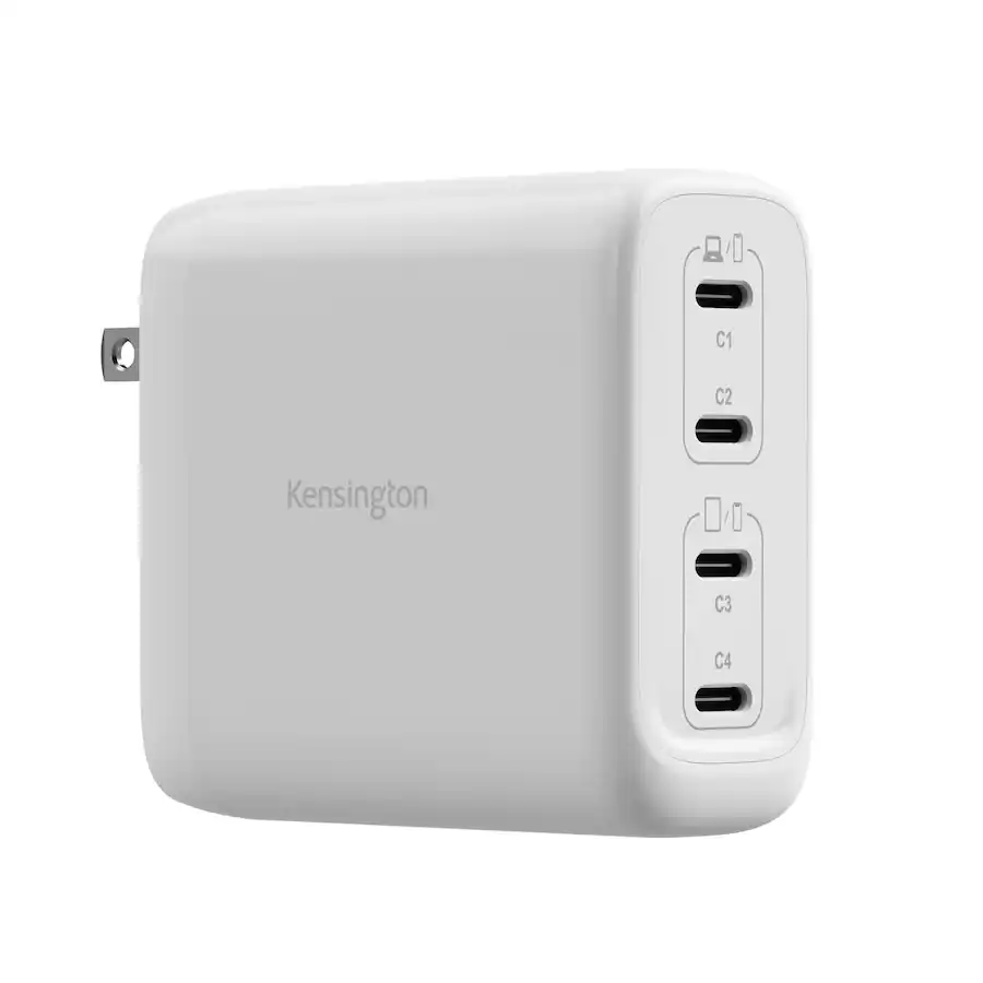 Na Plug Adapter Kensington K38102NA 140W 4xUSB C GaN Charger NA Plug K38102NA - Best Buy