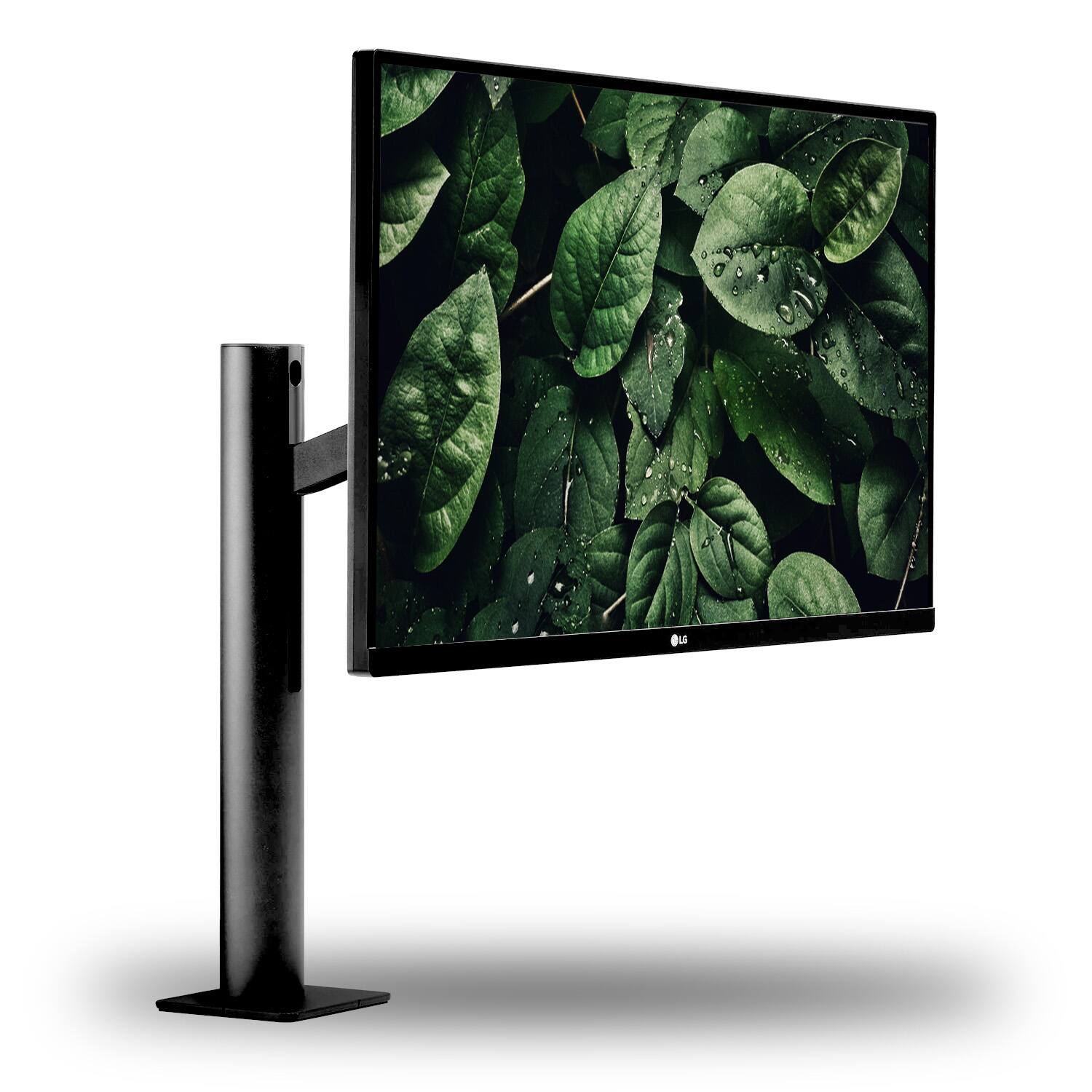 Alt View 1. LG - LG 27QN880-B 27" 16:9 FreeSync IPS Monitor with Ergo Stand + HDMI Cable + USB-C Cable and Cleaning Kit - Dual Monitor Bu.