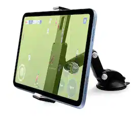 Esoulk - Car Tablet Mount Holder, Windshield / Dashboard Universal for Mobile Phone, iPad, Tablet, Smartphone and more - Black