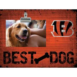 Fan Creations - Cincinnati Bengals 10.5" x 8" Best Dog Clip Photo Frame - Multicolor