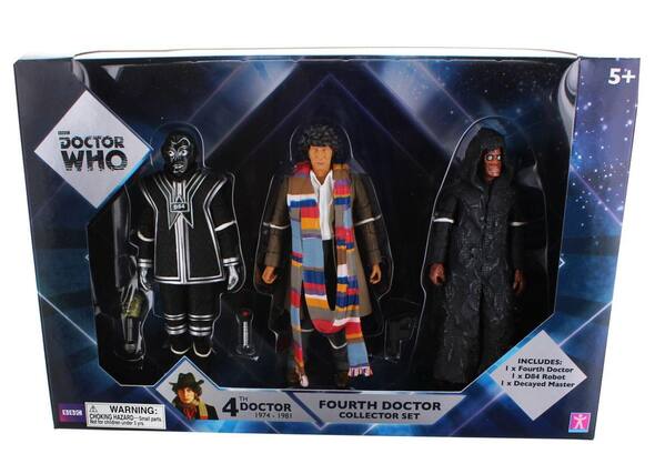 5+
DOCTOR WHO
D84 4
WARNING: CHOKING HAZARD - Small parts. Not for children under 3 yrs.
4TH DOCTOR
1974 - 1981
FOURTH DOCTOR COLLECTOR SET
INCLUDES:
1 x Fourth Doctor
1 x D84 Robot
1 x Decayed Master