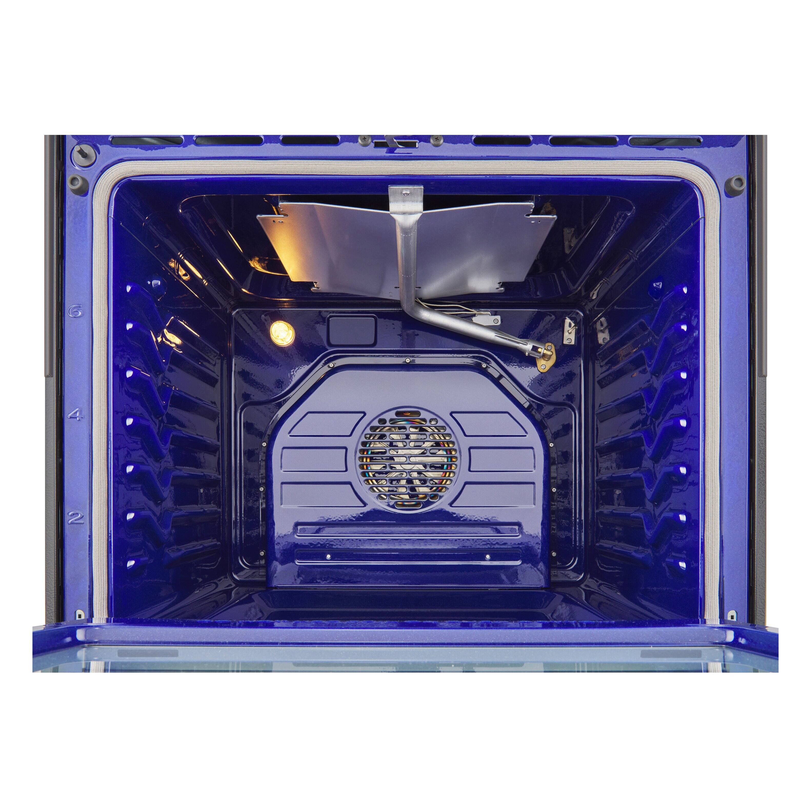 Alt View 19. LG - 6.3 Cu. Ft. Slide-In Gas True Convection Smart Range with EasyClean, Air Fry and UltraHeat 20K BTU Power Burner - Black Stainless Steel.