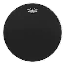 Remo - Black Max® 14-Inch Marching Snare Drumhead with Technora Aramid Fiber and Duralock Hoop