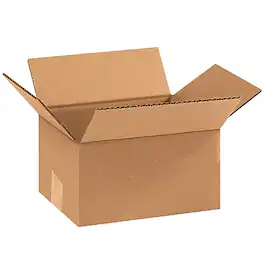 The Packaging Wholesalers - 9" x 7" x 5" Corrugated Boxes, 32 ECT, 25/Bundle (BS090705X) - Kraft