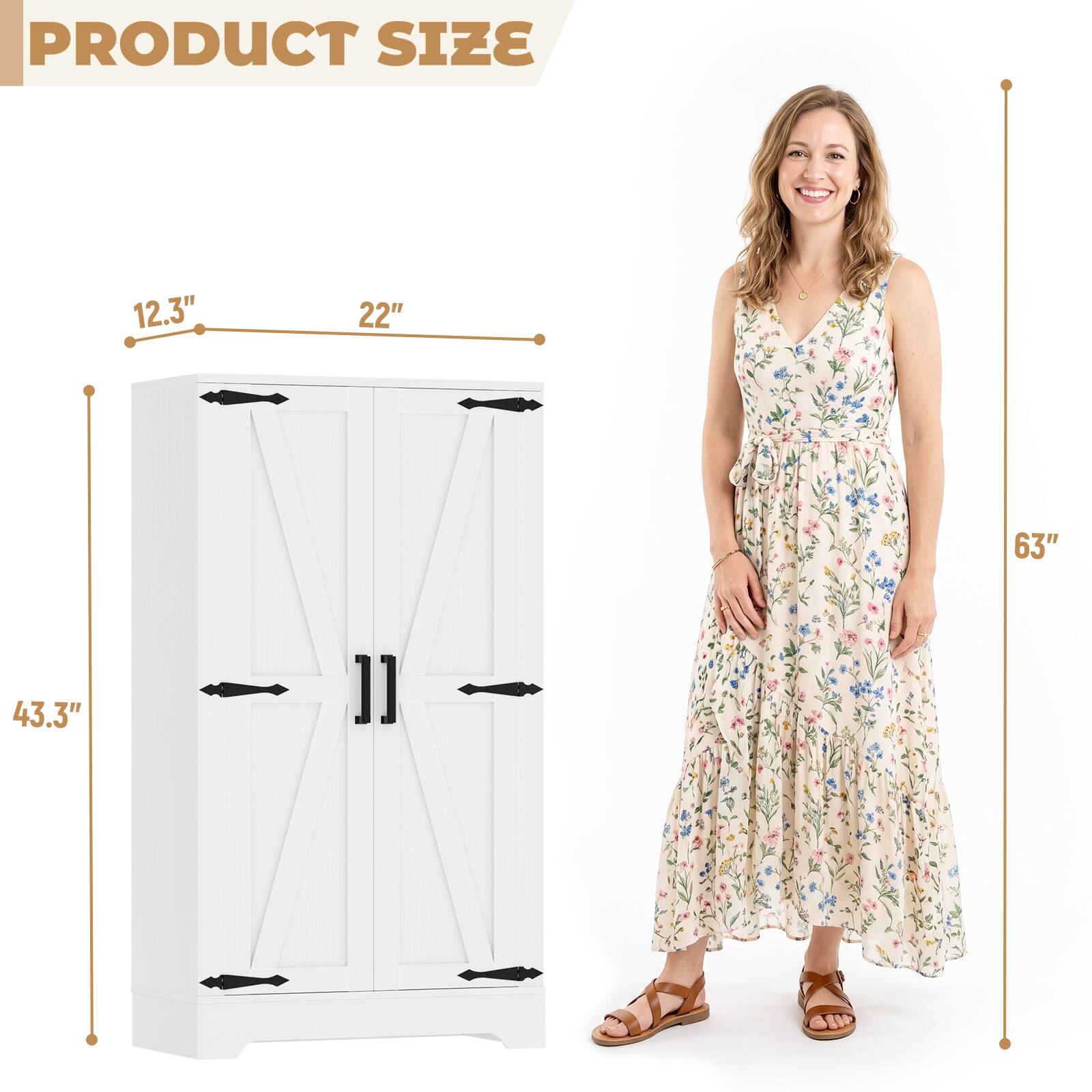 PRODUCT SIZE

12.3" 22" 63" 43.3"