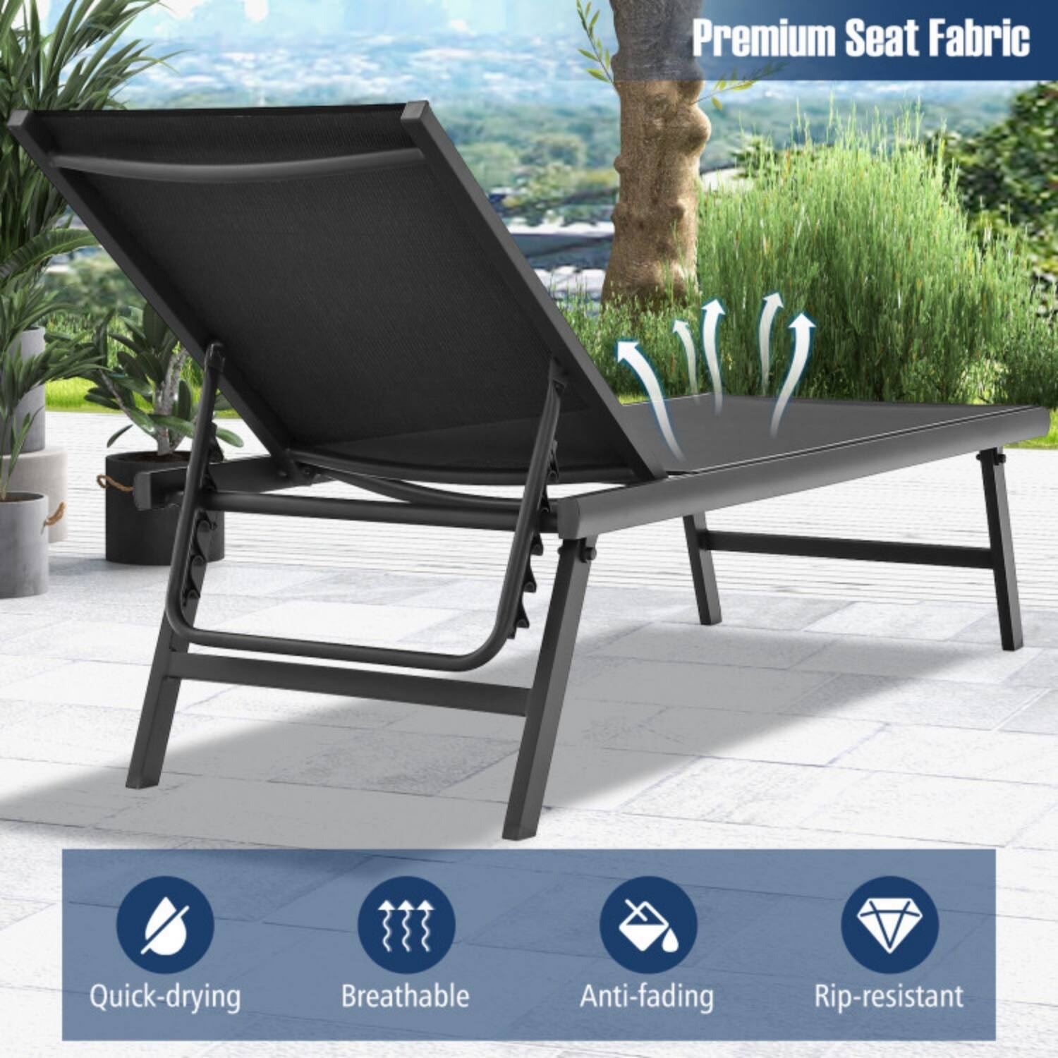Premium Seat Fabric

- Quick-drying
- Breathable
- Anti-fading
- Rip-resistant
