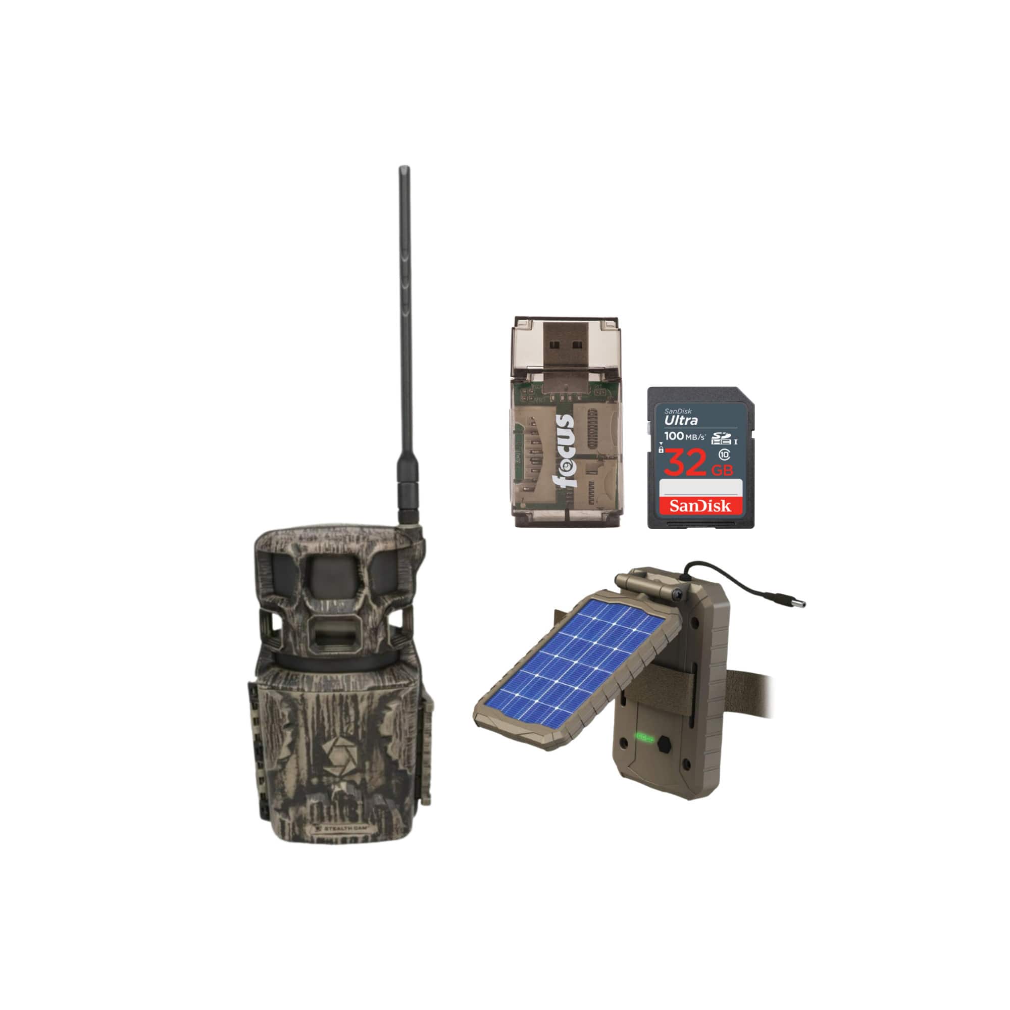Stealth Cam - Revolver Pro 2.0 360-Degree 40MP Cellular Camera (Brown) Bundle price history on PriceWatchPro