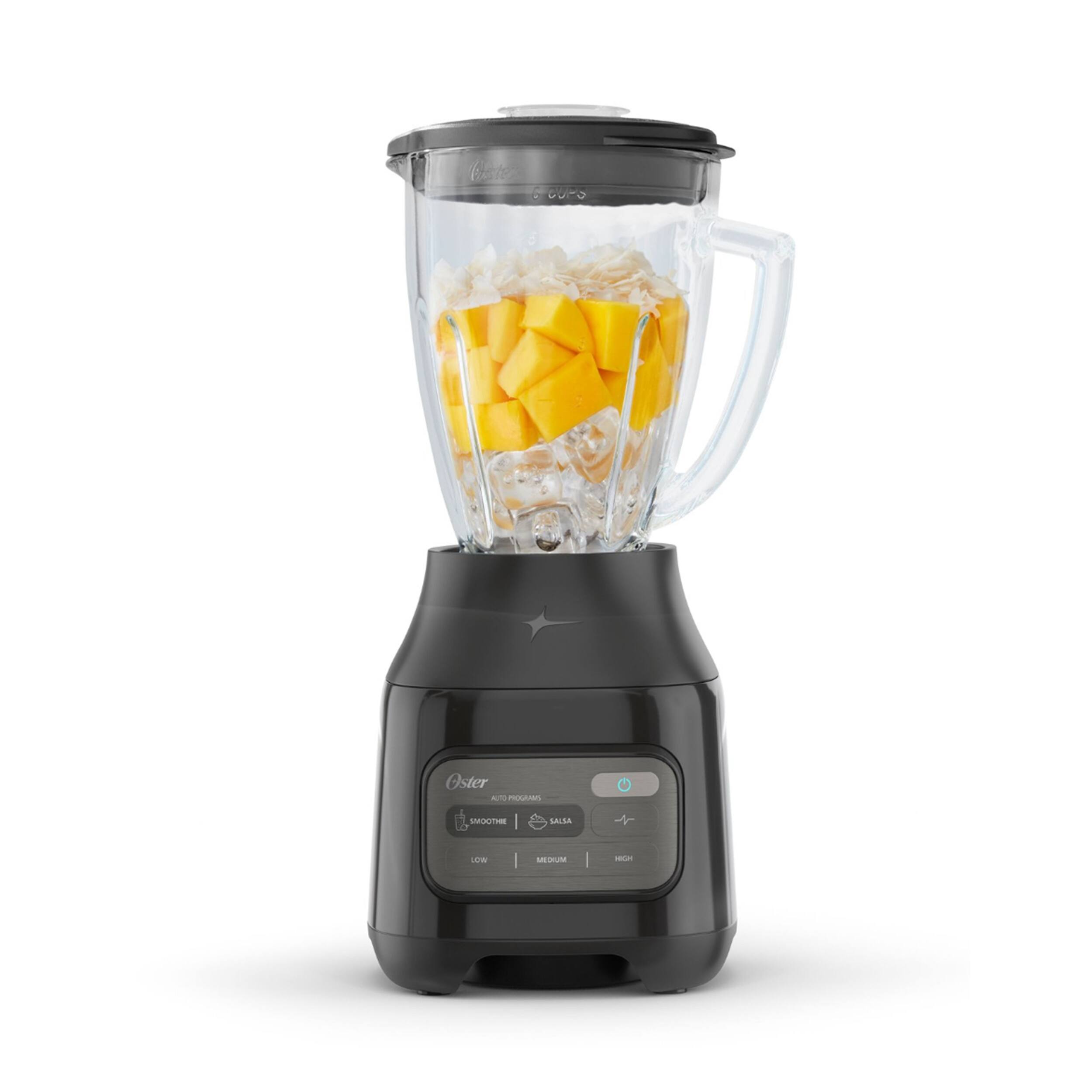Oster - 800 Watt 6 Cup One Touch Blender with Auto Program - Black