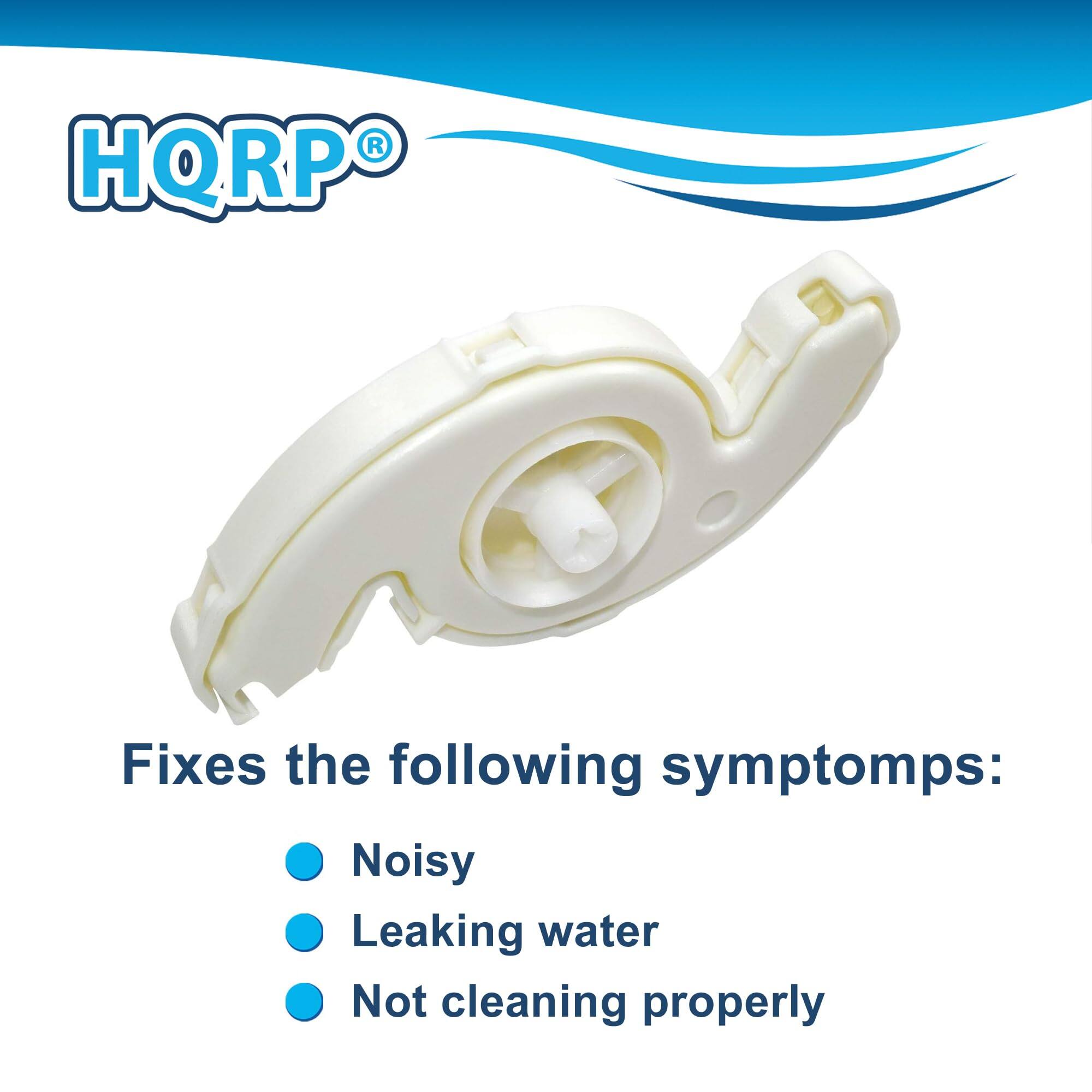 HQRP® Fixes the following symptoms:  
- Noisy  
- Leaking water  
- Not cleaning properly