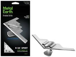 Northrop Grumman B-2 Spirit Stealth Bomber Aircraft (Moderate Difficulty) Steel Model Kit by Metal Earth
