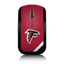 Keyscaper - Atlanta Falcons Diagonal Stripe Wireless Mouse - Wireless - Multicolor