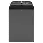 Whirlpool - 5.3 Cu. Ft. High Efficiency Top Load Washer with Deep Water Wash Option - White - Volcano Black