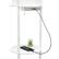 Alt View 14. Simple Designs - Round Etagere Storage Floor Lamp with 2 USB, 1 Outlet - White.