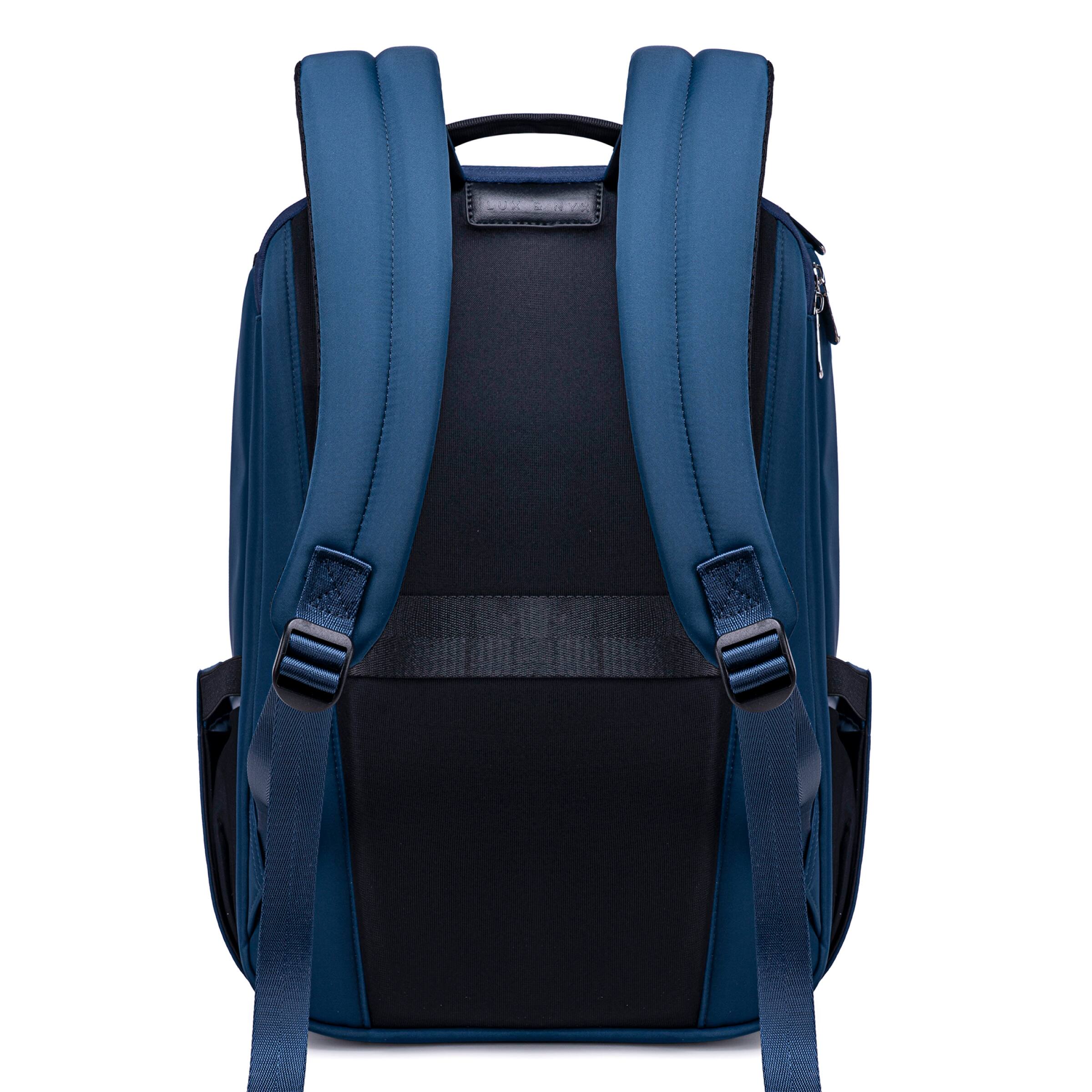Alt View 4. Lux & Nyx - Lux & Nyx - Origami 16" Laptop Backpack - Navy - Navy.