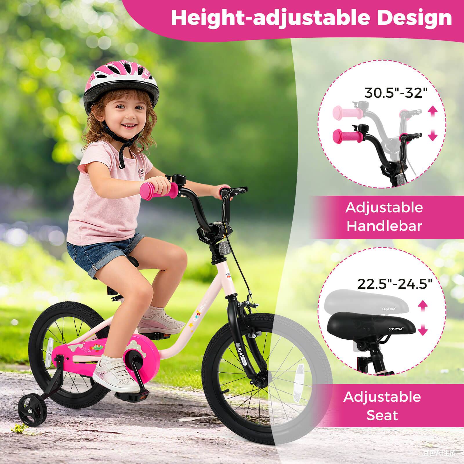 Height-adjustable Design

Adjustable Handlebar
30.5" - 32"

Adjustable Seat
22.5" - 24.5"