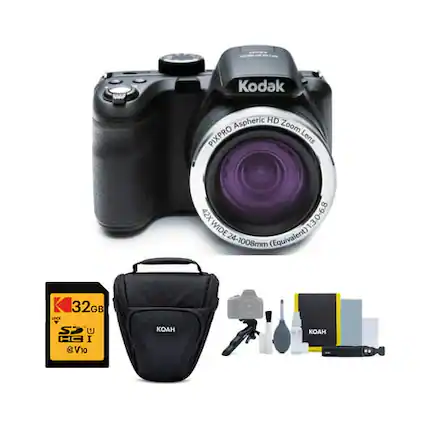 Kodak Aspheric HD Zoom PIXPRO Lens 42X 13.0-6.8 WIDE 1:3 24 (Equivalent) 24-1008mm 32GB S U HB I V10 KOAH KOAH
- Kodak Aspheric HD Zoom Lens
- 42X Zoom
- 13.0-6.8 WIDE
- 1:3
- 24 (Equivalent)
- 24-1008mm
- 32GB
- S U HB I V10
- KOAH
- KOAH
- 32GB SD Card
- Kodak V10
- KOA41
- KOAH