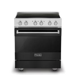 Viking - 3-Series Induction Self-Clean Range - Cast Black