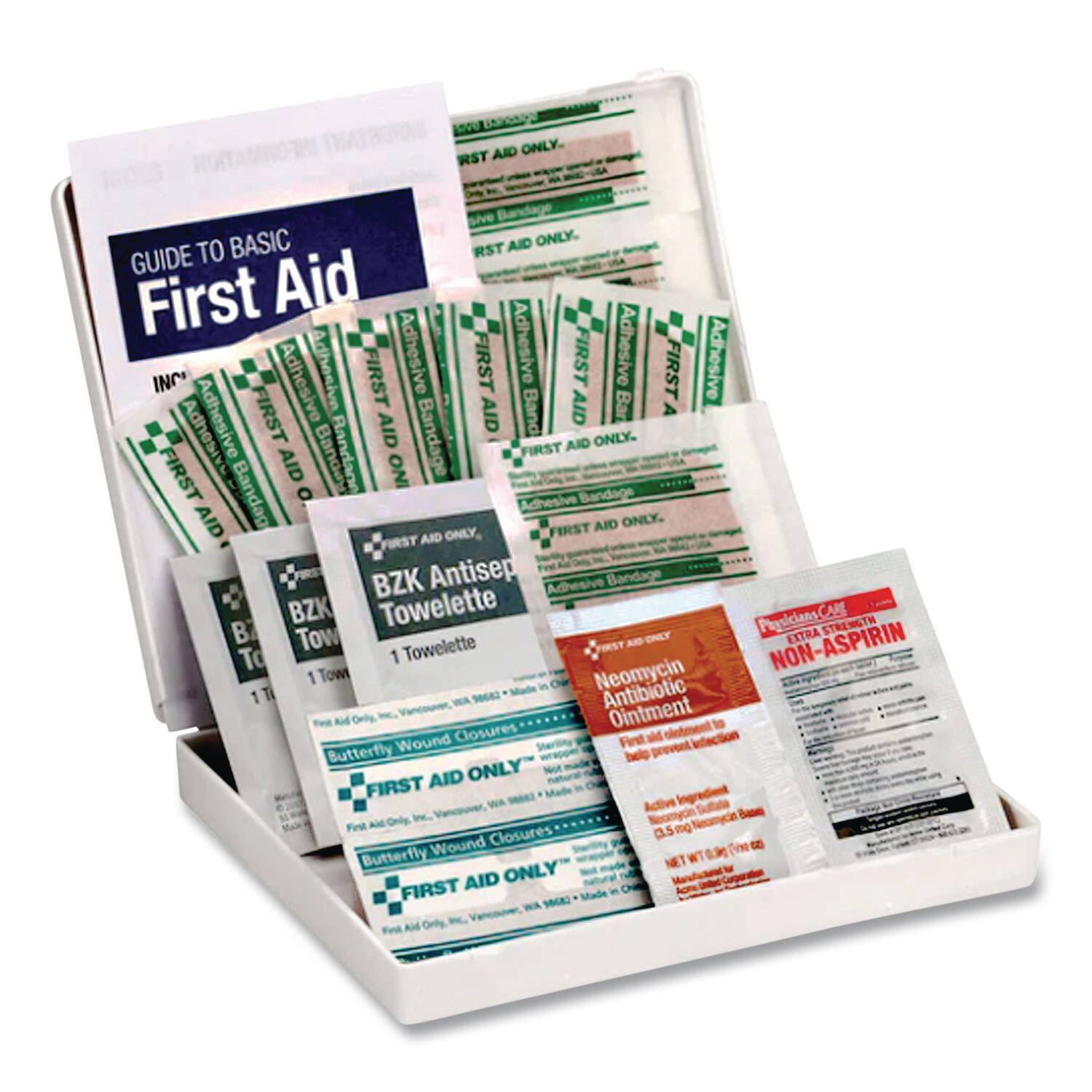 100U BRAIN AID ONLY. RST Sive Bandage BASIC AID ONLY. TO RST GUIDE First Aid INC Adhesive Adhesive FIRST Adhesive FIRST Adhesive FIRST Adhesive FIRST Adhesive Adhesive FIRST AID Band AID Bar AID Bandage FIRST AID ONLY. FIRST Bandag AID O Randane INO Bandage Adhesive AID AID ONLY. AID ONLY, FIRST FIRST BZK Antisep Adhesive Bandage BZK Towelette Physicians CARE STRENGTH Tow NON-ASPIRIN ESTRA To 1 Towelette 1 Tow Neomycin 1 Ti 906 Antibiotic Ointment Wound Closures Fine ai Butterfly help AID ONLY FIRST WA Active First Aid mg Closures a.s Butterfly Wound WT Tie NET AID ONLY FIRST SAGE Aid