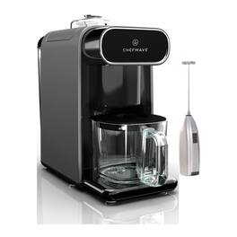 ChefWave - Milkmade Non-Dairy Milk Maker with Handheld Milk Frother - Black/Silver
