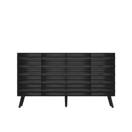 FUFU & GAGA - FUFU&GAGA Multi-Scene Sideboard: Stylish Storage Cabinet with Versatile Charm Dresser - Black