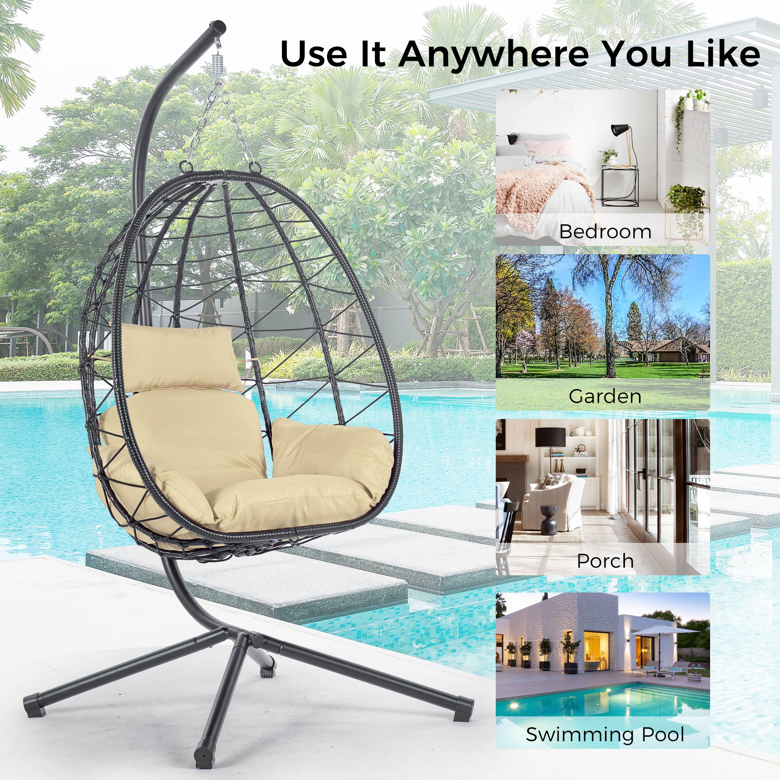 Use It Anywhere You Like

- Bedroom
- Garden
- Porch
- Swimming Pool