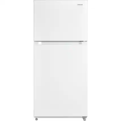Front. Frigidaire - 19 Cu. Ft. Garage Ready Top Freezer Refrigerator - White.