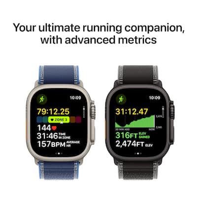 Apple Watch Ultra 3 (GPS+Cellular) 49mm Titanium Case with Black Apple Watch Ultra 3 (GPS+Cellular) 49mm Titanium Case with Black