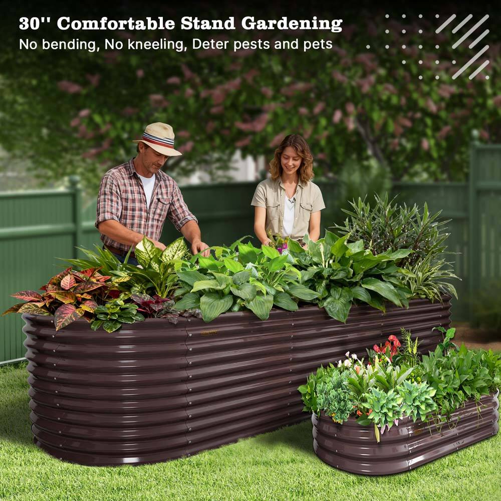 30" Comfortable Stand Gardening  
No bending, No kneeling, Deter pests and pets