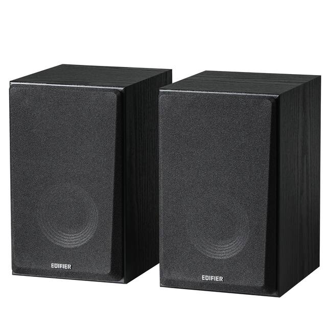 Edifier - R990BT 2.0 Active Bluetooth Bookshelf Speakers, Powered Studio Monitor Computer Speakers, MDF Enclosure, 24W RMS (Pair) - Black