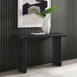 Relic Concrete Textured Console Table by Modway - Black