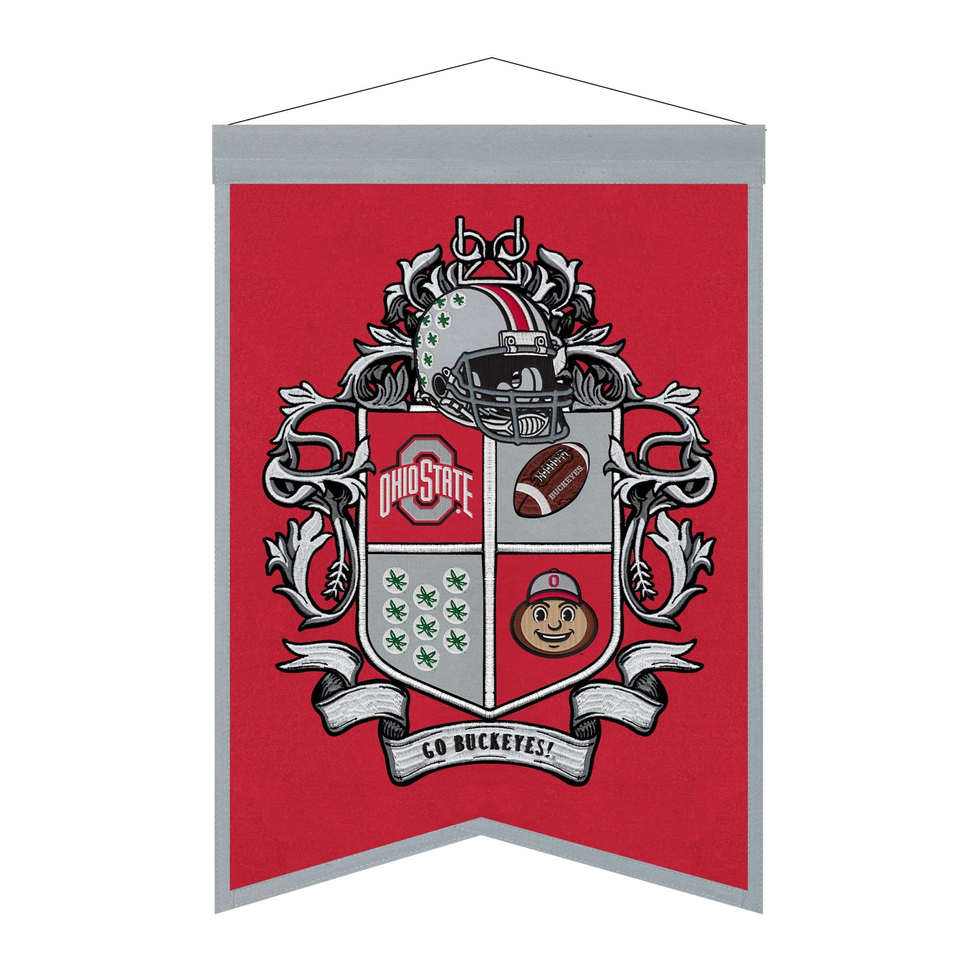 "Sporticulture - Ohio State Buckeyes 15"" x 22"" Crest Banner - Multicolor" price history on PriceWatchPro