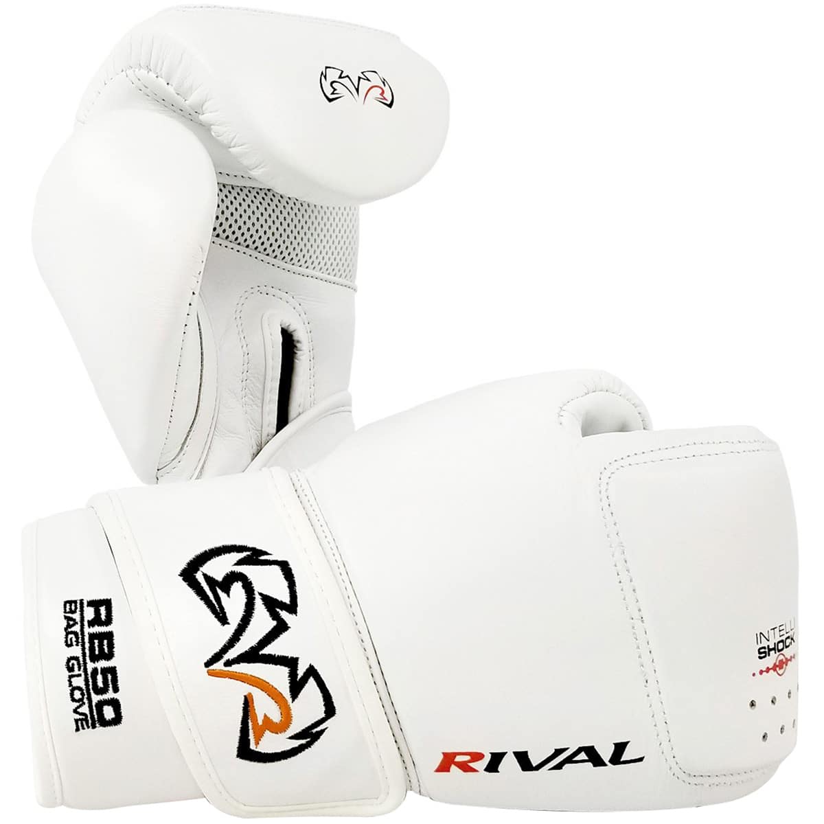 RIVAL - Boxing RB50 Intelli-Shock Compact Bag Gloves - XL - White