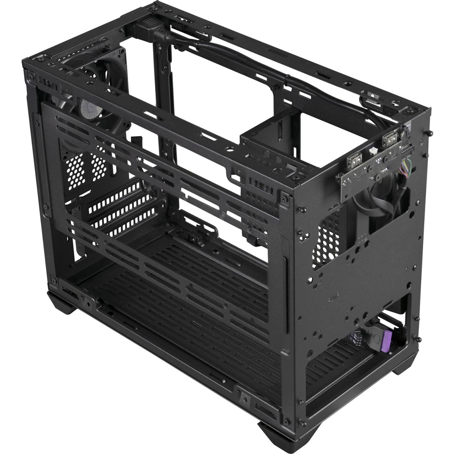 Alt View 32. Cooler Master - MasterBox MCB-NR200-KNNN-S00 Mini ITX/Mini DTX Mini-tower Case - Black.