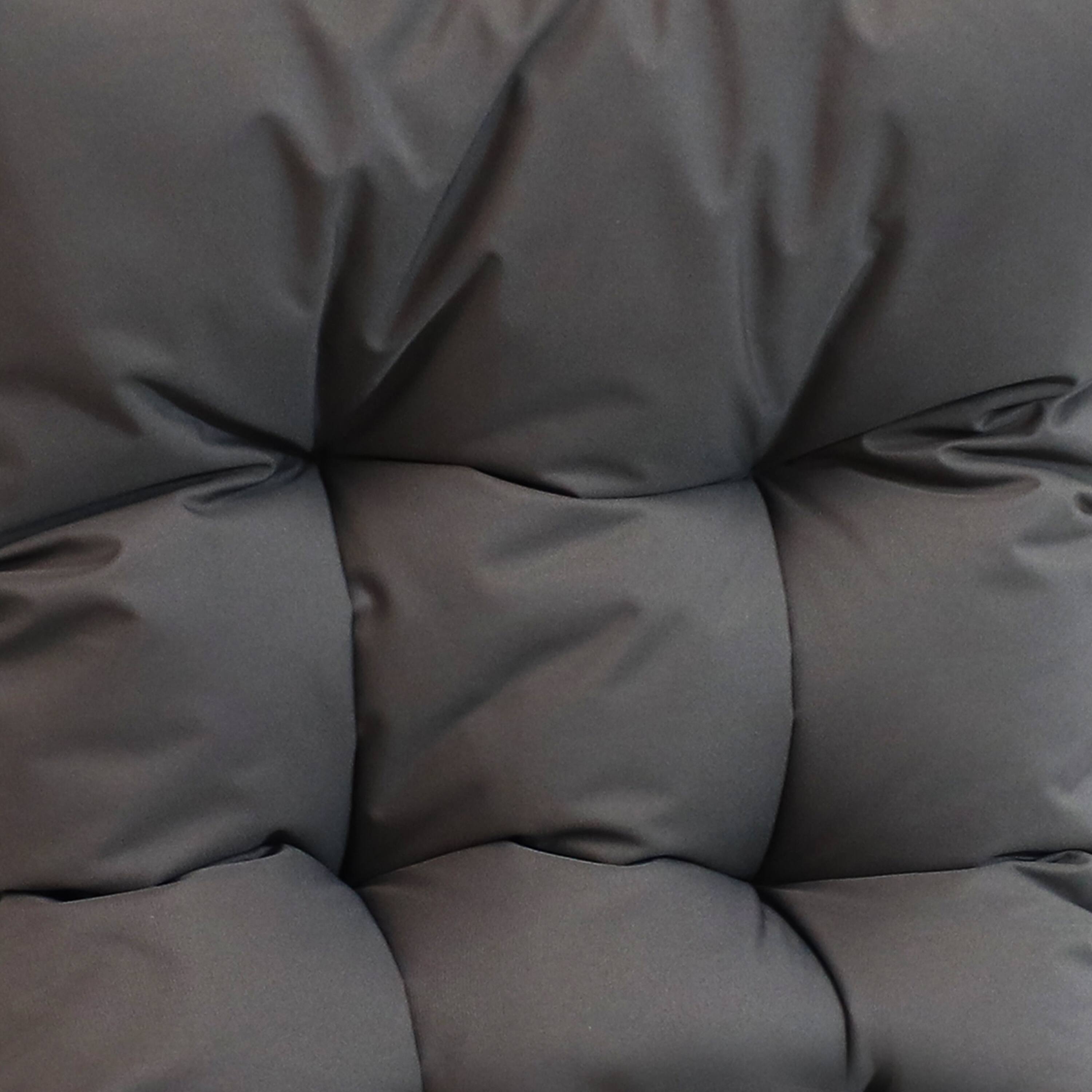 Alt View 5. Sunnydaze - Basket Chair Replacement Cushion - Gray.