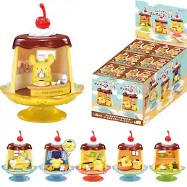 Hamee - RE-MENT Hello Kitty and Friends Sanrio Diorama Mini Collectible Figure - Pompompurin Daily Moments (Full Set)