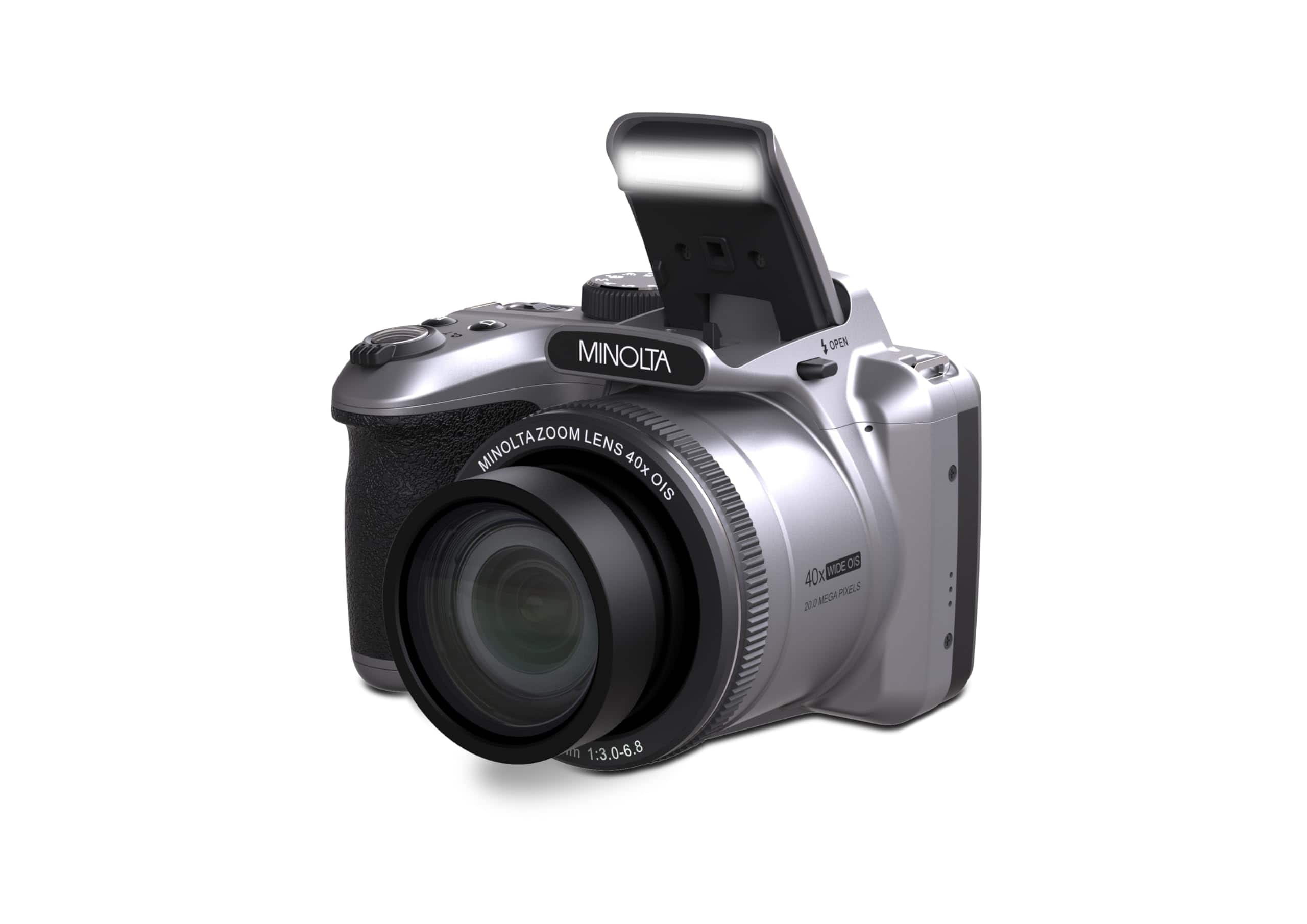 Minolta 20 Mega Pixels 40x Optical Zoom Digital Camera with 1080p