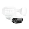 Front. Reolink - Elite F751W 4K 8MP Outdoor Wired Wi - Fi Panorama Security Camera with Floodlights and AI Smart Search - White.