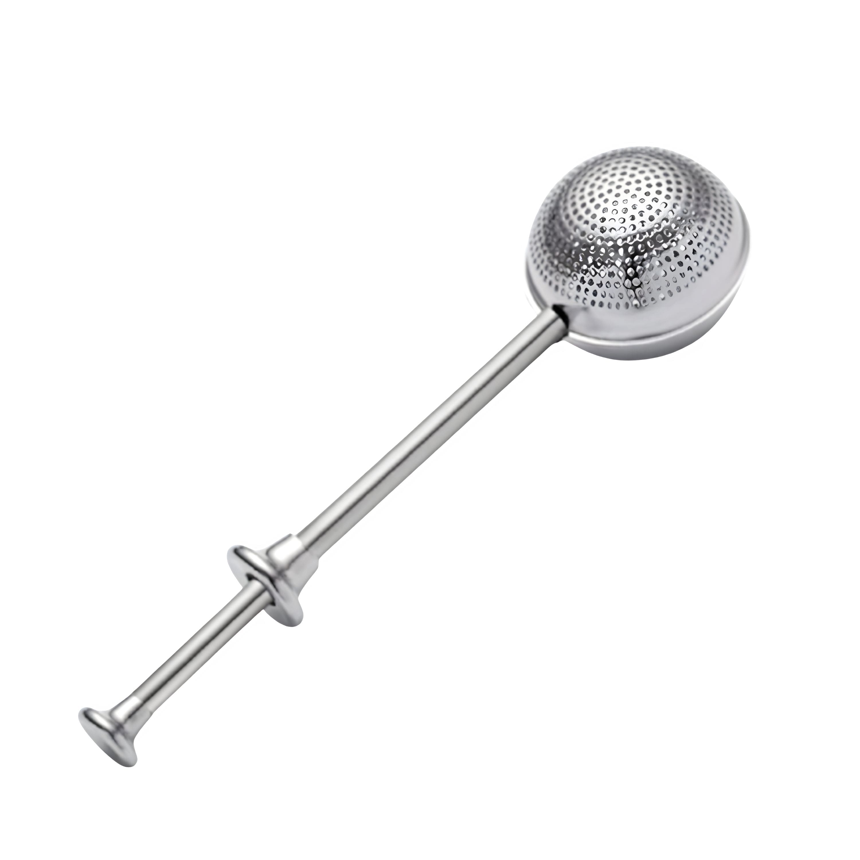 Front. Kitcheniva - Stainless Steel Tea Ball Infuser Strainer - Silver.