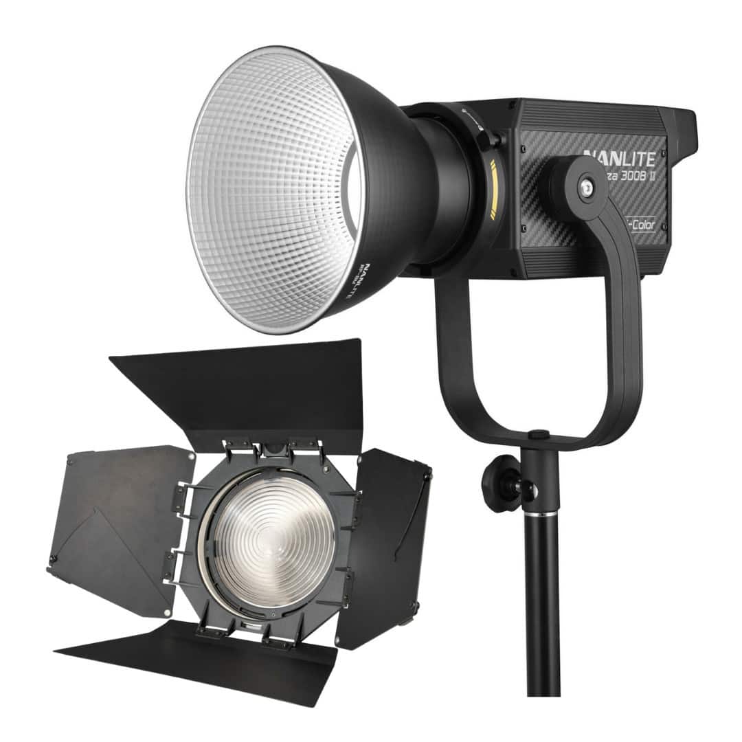 NANLITE Forza 300B II Bi Color LED Monolight with FL 20G Fresnel