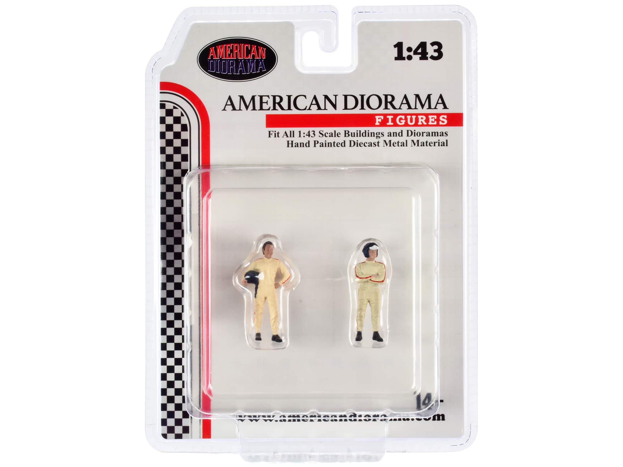 """Racing Legends"" 60's Set of 2 Diecast Figures for 1/43 Scale Models by American Diorama" price history on PriceWatchPro