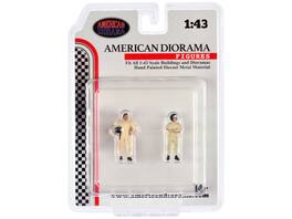 "Racing Legends" 60's Set of 2 Diecast Figures for 1/43 Scale Models by American Diorama - Multi