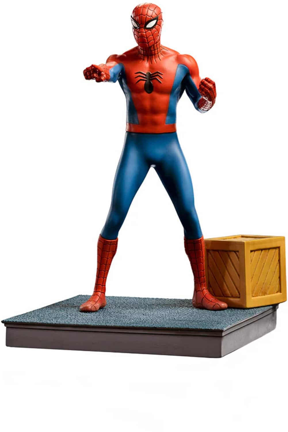 Iron Studios - Spider-Man - Art Scale 1/10 - 60's Animated Series Deluxe Statue - COLLECTIBLES - Multicolor
