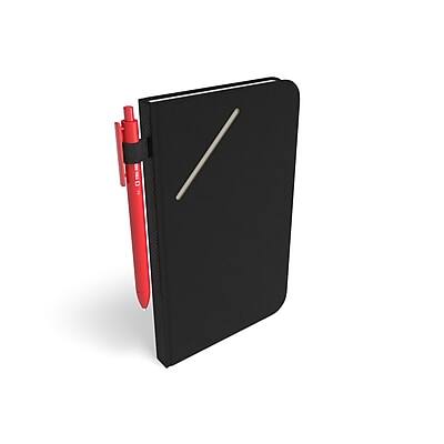 Alt View 6. TRU RED - Medium Starter Journal - Black.