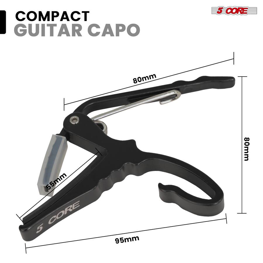 Capo 6 5 CORE Guitar Capo Quick Change Acoustic Electric String Clip Banjo ...