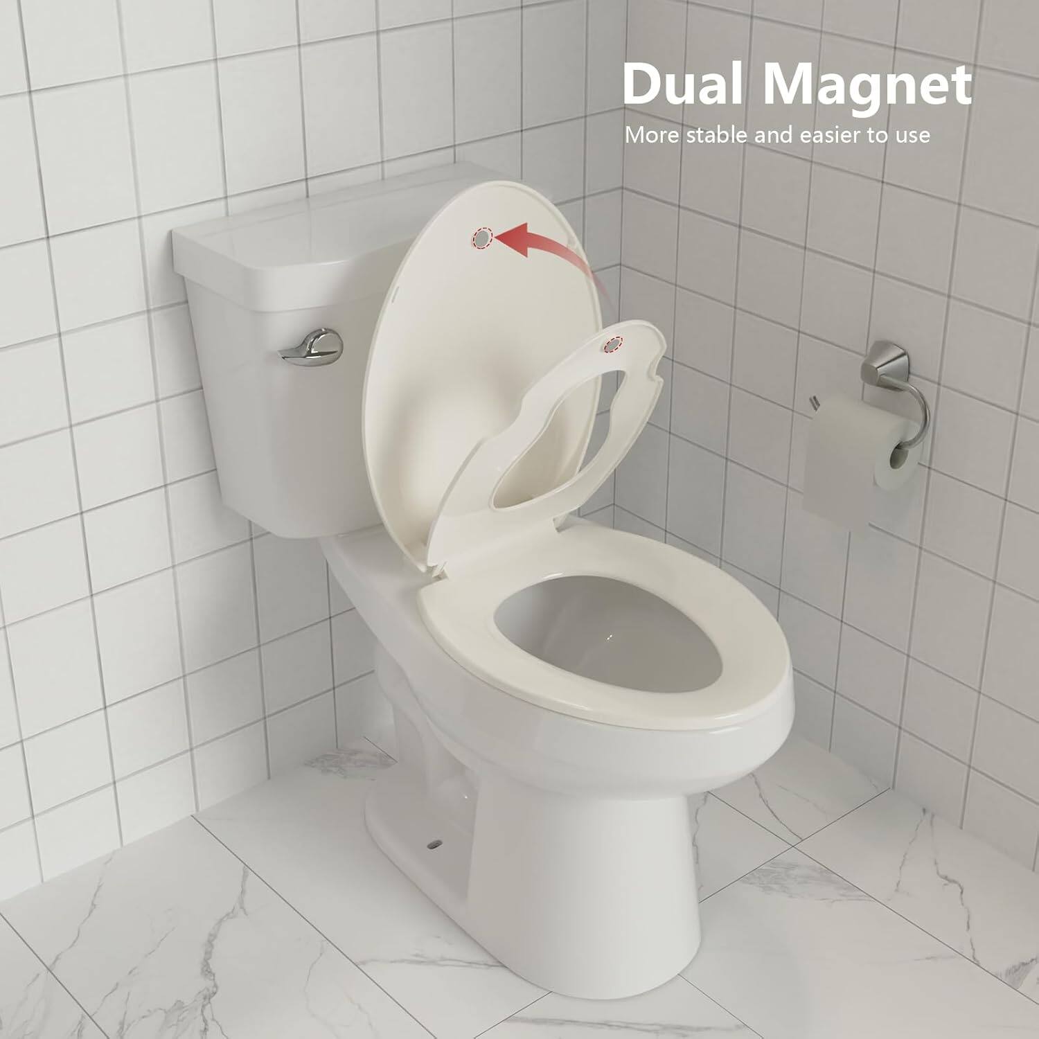Dual Magnet  
More stable and easier to use