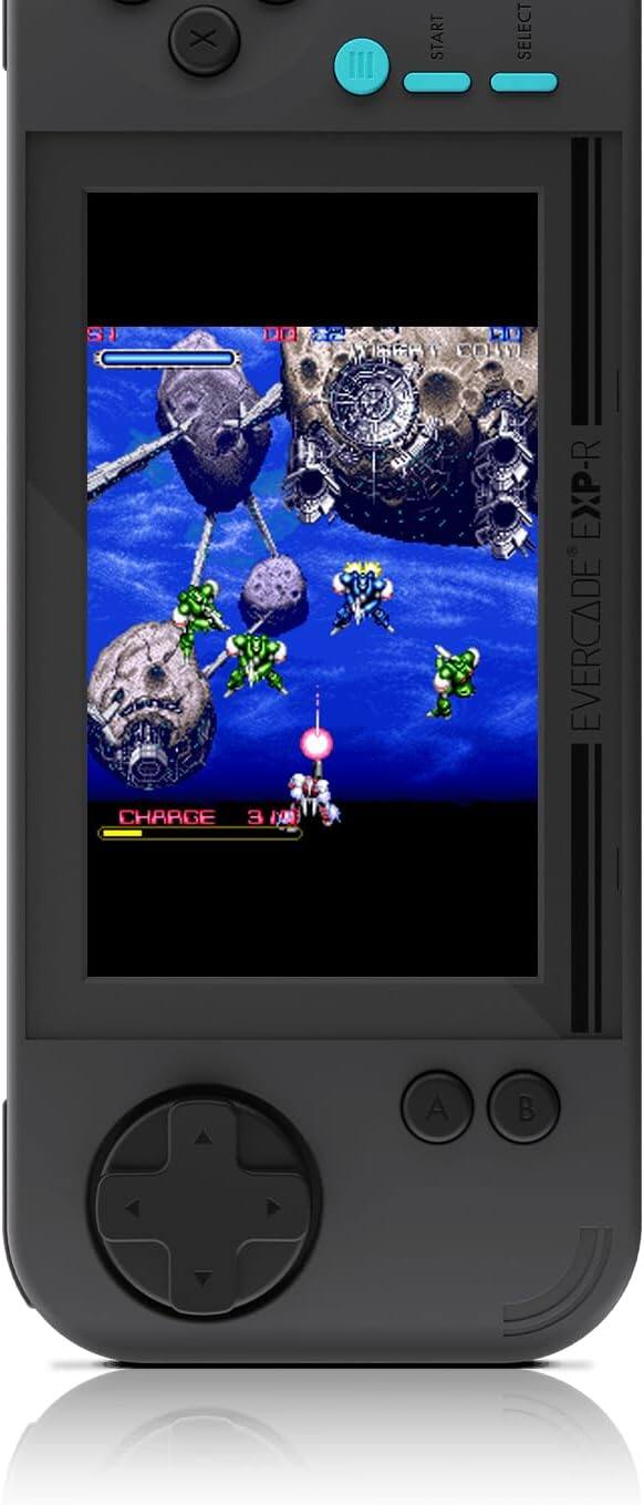 X START SELECT ST DI SER COY Ans CHARGE 3 EXP-R EVERCADE A B