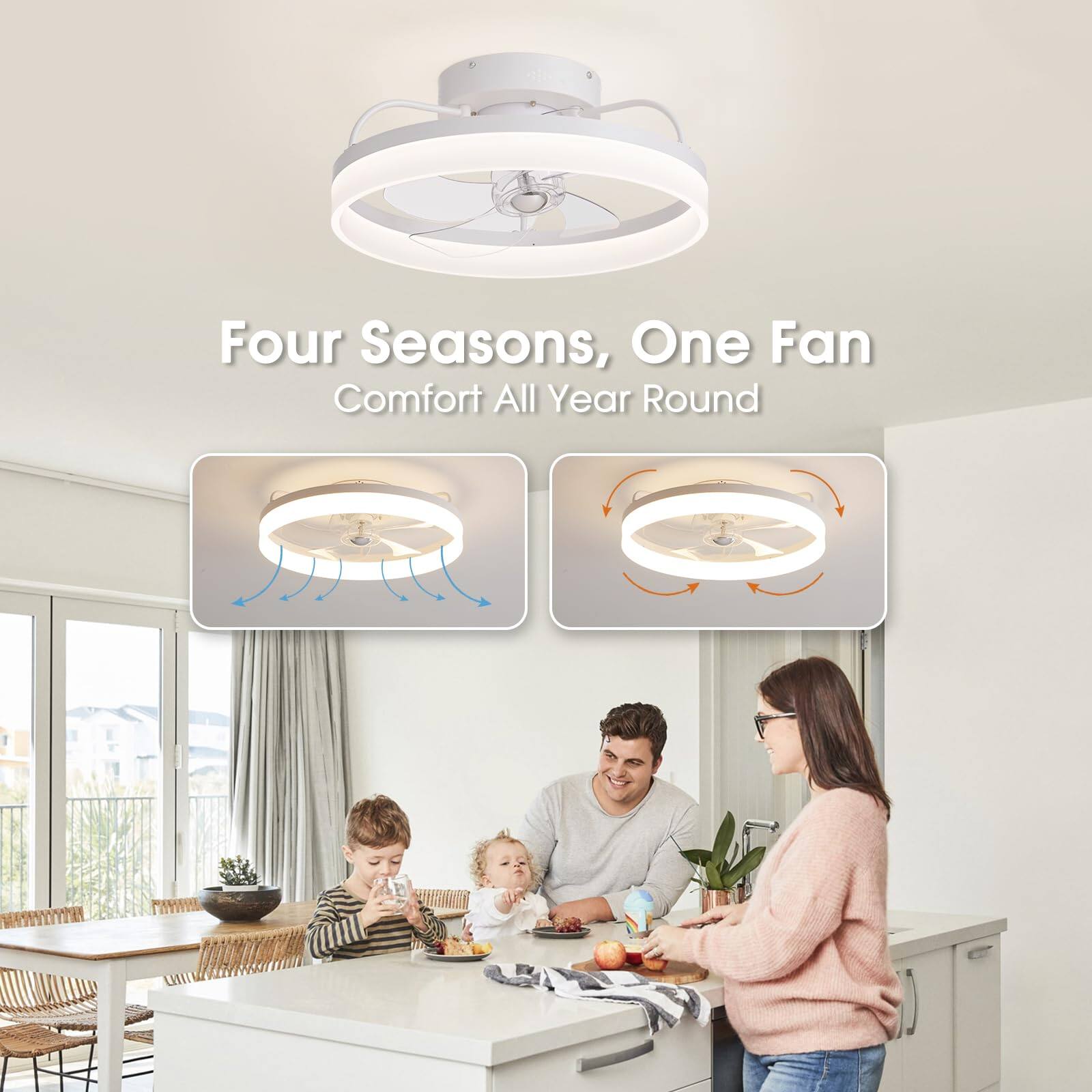 Four Seasons, One Fan  
Comfort All Year Round